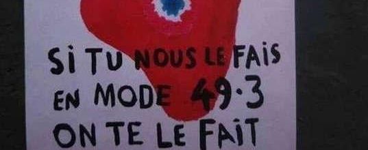 Retraites : le 49.3, une énorme faute politique
