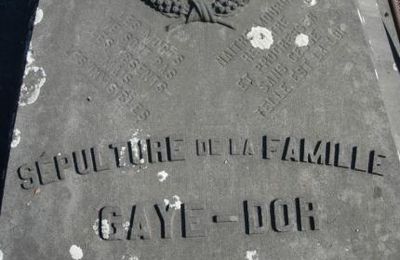 tombe Gaye-Dor, cimetière de Jemeppe - bas