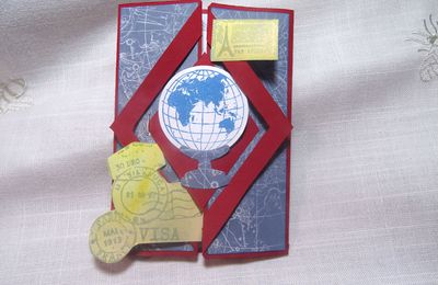 Carte anniversaire masculine .