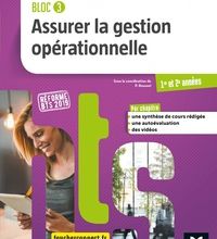 {epub download} Bloc 3 assurer la gestion opérationnelle BTS MCO  - Manuel de l'élève