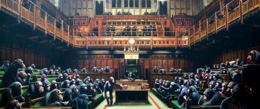 Le Parlement . Bansky