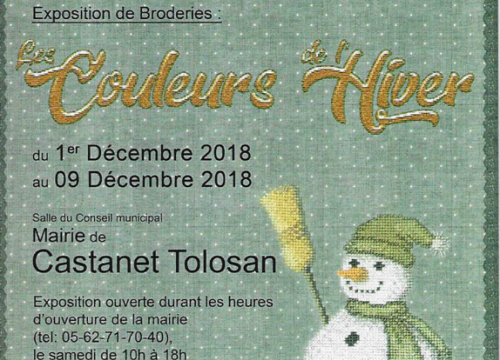 superbe expo de broderies