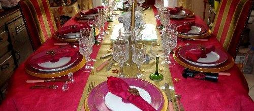 Ma table de Noël..et ma tribu...