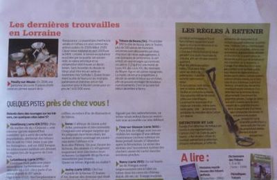 La Semaine, " Les dernières trouvailles en Lorraine ", du 19 au 25 août 2010. (Gaston Schwinn)
