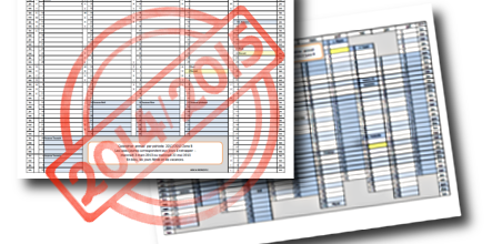 Planning de l'année 2014/2015 (Zone B)