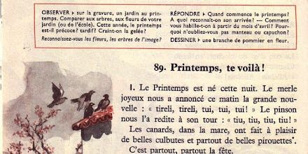 Semaine 23 Bonjour, Monsieur Printemps