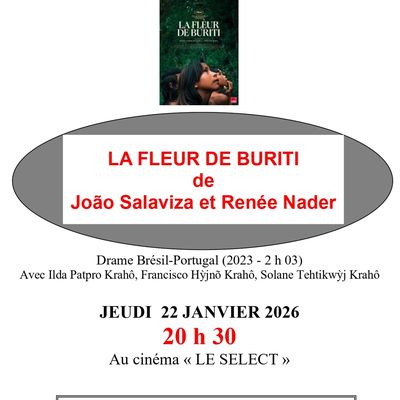 Le Ciné-Club 2000 présente "La fleur de Buriti"
