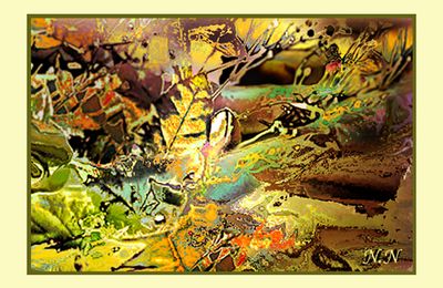 Vision d'automne, trois tanka, une création photographique