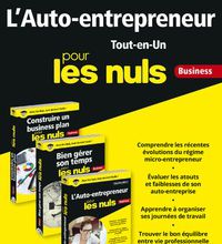 DOWNLOADS L'auto-entrepreneur tout-en-un pour les nuls business  - Coffret en 3 volumes : Construire un business plan pour les nuls ; Bien gérer son temps pour les nuls ; L'auto-entrepreneur pour les