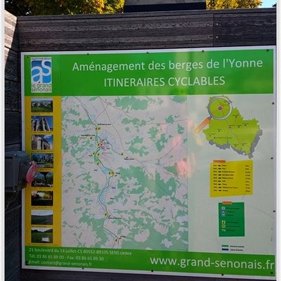 🚴♀️ 🚴♂️   La nouvelle voie verte reliant Vinneuf à Cuy (89) est désormais accessible au public.