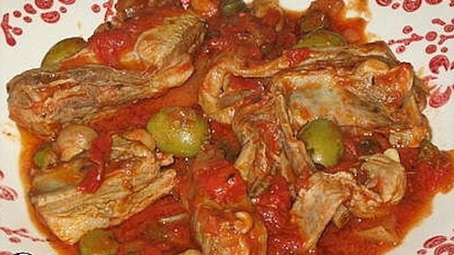 Agneau à la Provençale et sa purée d'asperges