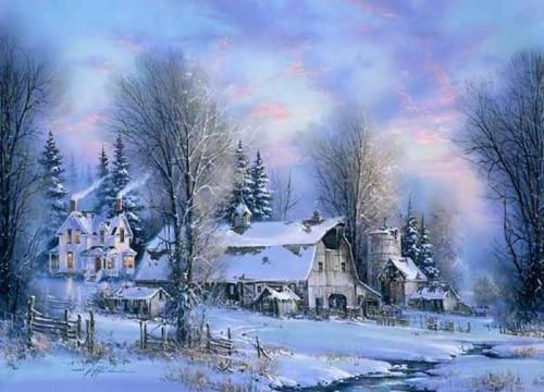 Beaux fonds hivernal 