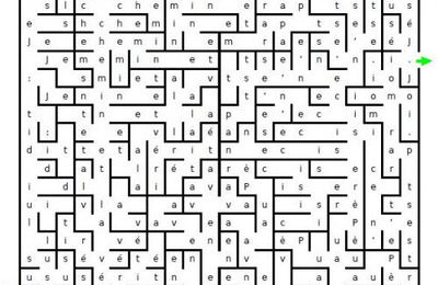 Versets en labyrinthe