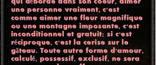 De l'amour 