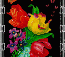  Défi mask et fleurs .