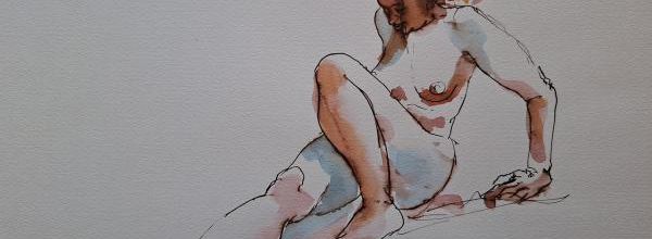 Mercredi - Une pose assise et en appui.