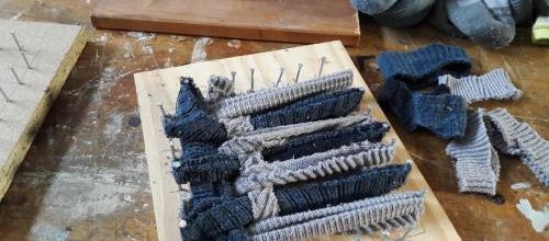 Transformer des chaussettes en éponge : essai de tawashi