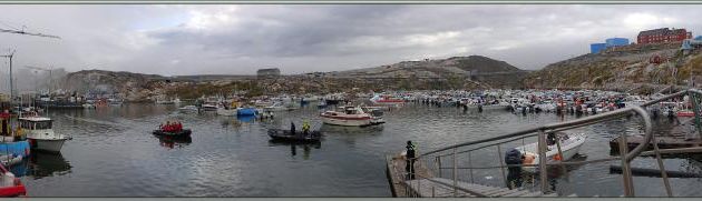 09 août 2019 : Débarquement à Ilulissat et départ pour le balade vers le glacier Isfjord (Icefjord) via la Baie de Sermermiut - Baie de Disko - Groenland