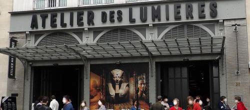 Visite à l'atelier des lumières, Paris 11