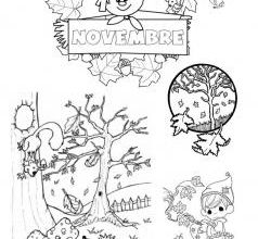Coloriage du mois de novembre 