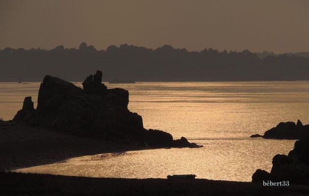 coucher de soleil sur Bréhat