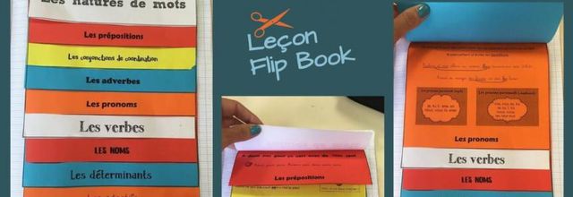 Leçon Natures des mots - Flip book