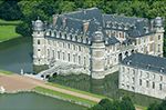 6000 amaryllis au château de Beloeil (B), le 3 avril