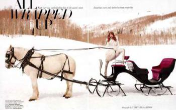 mode fashion snow