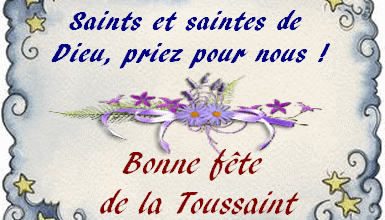 BONNE FETE DE LA TOUSSAINT