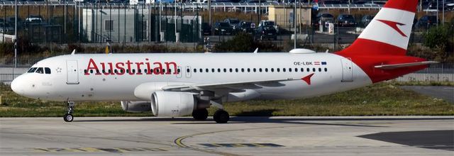 Austrian Airlines, OE-LBK, Airbus A320-214