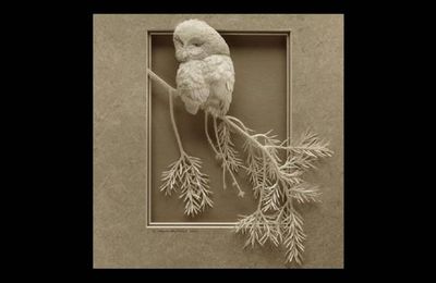 sculptures en papier...