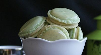 ° Macarons chocolat blanc - citron vert °