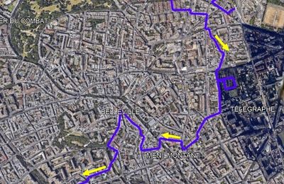 Promenade sur les hauteurs de Belleville