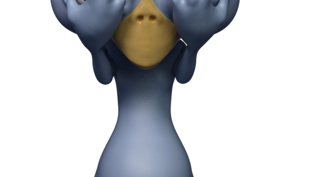 Image de poussin bleu (render-tube)