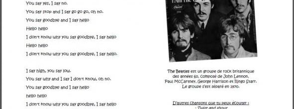 "Hello Goodbye" - The Beatles