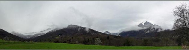 L'environnement de Lartigau vu du plateau de Hournech - Milhas - 31 