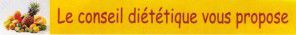 Le conseil diététique vous propose