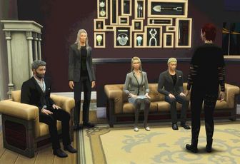 Singularité - Mes personnages sims en vision roman