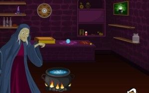 Witch on Halloween soluce