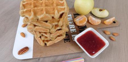 Gaufres vegan aux pommes râpées