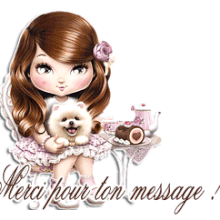 gif anime, blinkie, merci pour ton mail, message