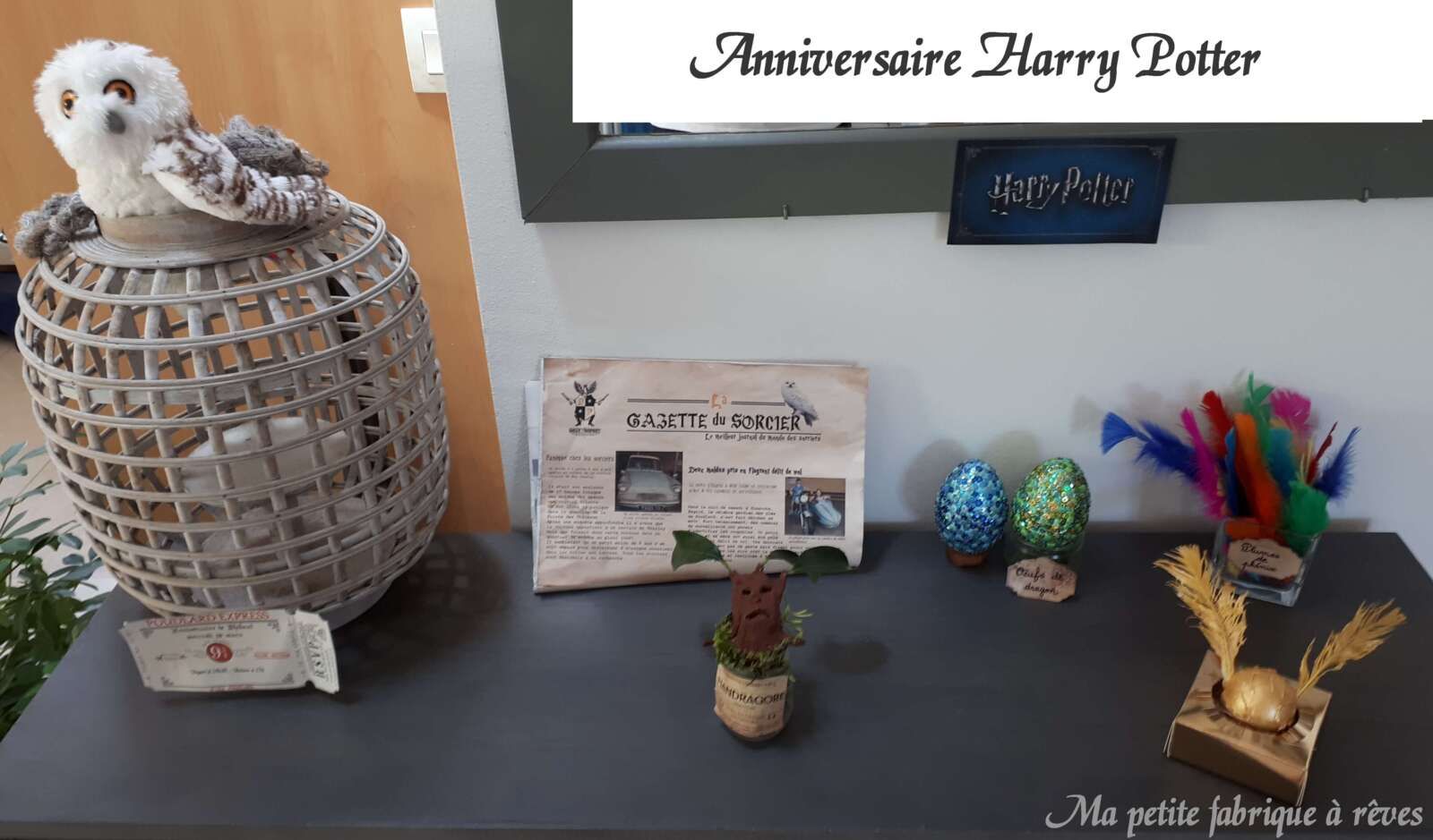 Le jour J de l'anniversaire Harry Potter