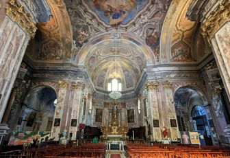 L'église Santa Maria à Breil sur Roya