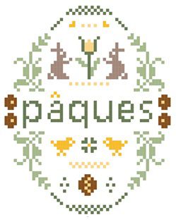 Nouveau ... Mini SAL Pâques ! 2025