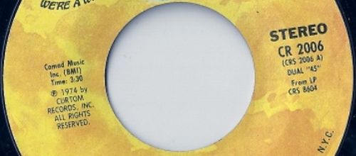 1975 : Single SP Curtom Records CR 2006 [ US ]