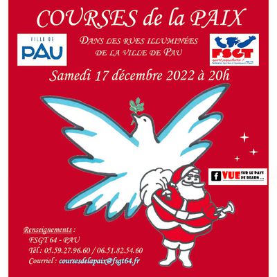 Courses de la Paix 2022 à Pau 