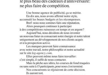 On en rêvait, Leg le fait !
