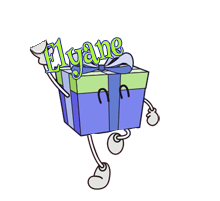 412 - Cadeau surprise, blinkie,gif anime, boite cadeau