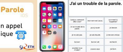 Passer un appel téléphonique sur iPhone depuis l'application Assistant Parole