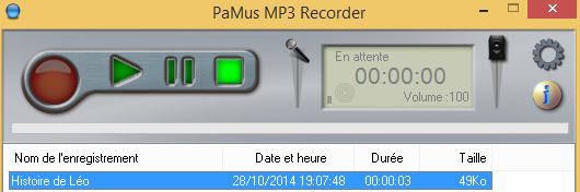 PaMus MP3 Recorder : un magnétophone pour votre ordinateur